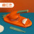自动包饺子机全自动包水饺模具捏饺子神器小型水饺专用机 橘红色包压两用