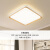 雷士照明（NVC）LED吸顶灯现代简约风卧室客厅餐厅灯具方形灯饰 悦梦-48W三色调光