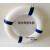 船用专业 加厚塑料儿童实心高浮力5556国标2.5kg游泳圈 蓝白（泡沫圈）