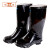 踏雪（TAXUE）耐化学品雨鞋橡胶高筒加厚耐酸碱雨靴 43码TX-JYX11