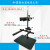 机器视觉实验支架  智能CCD显微镜固定测试台+万向光源架 基础款高100mm大底板 RH-MVT1-10