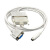适用PLC编程电缆数据下载线通讯线RS232串口电缆 SC-09 白色 3M