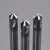 沐鑫泰 550系列90度涂层整体4刃合金倒角刀/钨钢倒角钻  5mm/2支 
