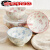 崽白原装陶瓷釉下彩日式餐具碗美浓烧樱花布目樱系列 nz-06 布目樱 小碟