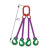 多来劲（DOLECO） 四腿扁平吊带组合吊具配眼型带舌吊钩2.1T 0515 2004-01 1m 30天
