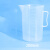 顶郝 实验室塑料刻度杯 塑料烧杯器皿塑料量杯  2000mL  