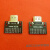 高清HDMI母座A型19Pin连接器USB接口镀金公座带PCB板排针 直排针