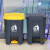 定制适用废料化学品分类垃圾箱脚踏垃圾桶锐器加厚型塑料加厚大桶针筒 45L特厚脚踏桶-黄盖 高韧性+2卷