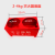 灭火器底座箱子消防箱支架固定双孔半截箱落地架2kg到8kg通用 红色4KG双孔底座100个起发 河北