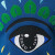 高田贤三（KENZO）男毛衣眼睛图案印花针织衫5PU252 3XD 74 蓝色 S