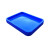 塑料方盘长方形浅盘零件盒分类工具盒塑胶盘子茶盘水果盘花盆托盘 1号茶盘蓝色220*175*25