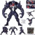 迪士尼电影毒液2开始 红色山口式蜘蛛侠 Venom漫威可动玩具模型 不可动寿屋(16cm) 默认1