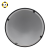 捷邦1/2球面反光镜二分之一凸面广角镜超市防盗镜开阔视野安全镜 二分之一吊装90cm