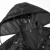 雨衣外套男式上衣防暴雨雨衣半身男单件劳保短款防水雨衣雨裤套装 黑色单上衣[面罩式+加厚材质] M