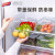 太力冰箱收纳盒 PET透明密封保鲜盒食品级蔬菜水果储物盒冷冻饺子7.5L