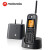 摩托罗拉（Motorola）远距离数字无绳电话机 工业通讯 无线座机 子母机单机 办公家用 中英文可扩展别墅定制 O201C(黑色)