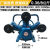 承琉空压机泵头机头打气泵大丰款通用型空气压缩机W-0.36/8W-0.9/8 蓝色 聚财2.0立方8公斤