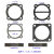 适用于空压机配件纸垫片石棉垫密封垫 泵头钢片 气缸垫子 冲气泵头阀片 0.25缸盖垫子+阀片/一套/单