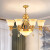 IGIFTFIRE全铜欧式客厅吊灯别墅餐厅大气复式楼双层楼梯大吊灯水晶灯具 D8801-16+12+8+4全铜材质 光源