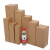 小包长条纸箱快递打包发货纸盒子长纸箱子电商物流包装箱子 长条3号7.5x7.5x33cm 83个