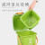 鲁识LS-rt225 垃圾桶提手带盖垃圾分类干湿分离垃圾桶 15升圆桶带滤网(绿色)厨余垃圾