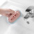 访客 FK 清洁刷带手柄（3个装）去污浴缸瓷砖神奇海绵擦厨房洗锅洗碗百洁布 北欧粉