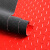 防水塑料地毯加厚耐磨车间地板垫厨房走廊楼梯塑胶地垫PVC防滑垫 红色人字纹 加厚款 0.9米*12米(整卷)
