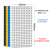 兆鹿五金工具挂板挂钩方孔板上墙置物工具架挂板洞洞板工具货架物料架 白色洞洞板 500*350
