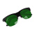 定制电焊玻璃眼镜焊工专用护目镜防强光防氩弧光防护眼镜变光面罩 升级版J0-墨绿