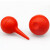 鸣固 实验用橡胶洗耳球  皮老虎吹气球清洁球 30ml直径45mm3个ZS1123
