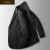 COTEDYLAN休闲西装男式2024春季新款纯色商务单西修身韩版西服外套单件上衣 黑色 180
