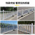 市政护栏城市道路栏杆公路马路围栏安全防撞护栏移动临时隔离栏60 加厚蓝白长3米高1.2米 每米价格