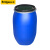 企桥 塑料桶加厚闭口化工桶清洁蓄水桶全新料开口柴油双环铁箍桶120L法兰桶（直面）