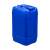 25升公斤kg双口桶耐酸碱实验室废液桶堆码桶密封包装桶塑料桶水桶 蓝色（配6分对丝球阀）