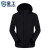 星工（XINGGONG）三合一冲锋衣 全热封双面加绒防风保暖户外防护服男女款外套 黑色4XL