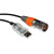 DMX512转USB RS485 卡侬头 灯光控制线 公头 A 1.8m