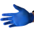 一次性丁晴手套加厚耐用丁腈橡胶实验室耐酸碱防接触手套 蓝色柯沃标准型100只 L