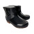 大杨PLA187防滑元宝靴水靴 黑色1双 38码 PVC耐油耐酸碱防水低帮雨鞋 定制