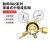 定制上海AMFLO敦阳黄铜减压阀R82系列氧气氮气氦气空气氢气R82IN- R82IN-40(25/0.4)氮氦氩