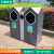 户外垃圾桶不锈钢大号环卫果皮箱室外小区景区公园分类定制垃圾箱 A-033双分类桶