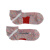 rasoxplus日本原装 轻薄款船袜 跑步马拉松 轻薄透气足弓支撑 长跑袜子 石榴红-船袜 M（25-27）—鞋码40-44