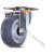 ONEVAN3寸万向轮轮子橡胶平板小手推车拖车轱辘5寸重型带刹车脚轮子 5寸标 定向