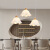 艾睿益日式花朵餐厅吊灯现代简约原木网红ins奶油风艺术吧台饭厅餐桌灯