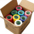 彩色封箱胶带红色绿色蓝色黄色咖啡色包装胶带快递打包纸箱封口 【紫色】6CM宽*【120米长】