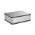 铝合金外壳控制器防水盒铝型材壳体电源密封盒铝盒子定做150*115 A款15011535皓月银