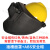 高空作业电焊帽式面罩配安全氩弧焊头戴式焊工卡扣全脸防护 插槽面罩+ABS安全帽(黄色) 送2个镜片
