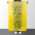 医疗垃圾袋黄色废物垃圾袋黄色加厚大号手提式平口诊所专用袋塑料袋小号DMB定制 手提【80×90】特厚 500只 加厚