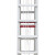 铝合金伸缩人字梯子6 收.米升.米内抽拉高度铝合金人字梯 加厚加固升降人字梯程梯子 6m（3.3m升5.5m）-升级折叠腿