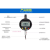 BOZZYS 数显百分尺电子数显百分表 数显深度表 0-25.4