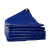 聚远（JUYUAN）蓝色刀刮布加厚防水布pvc高强丝篷布 1x2m 1件价